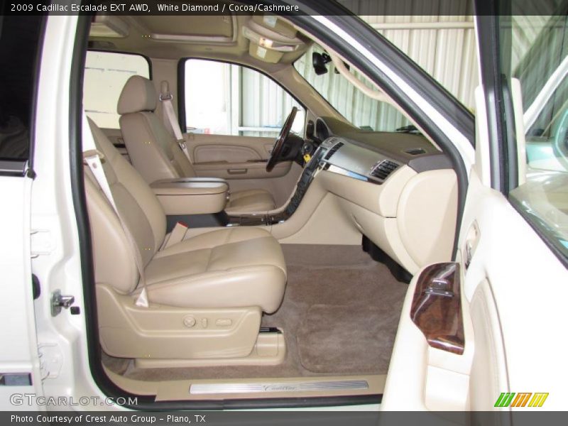 White Diamond / Cocoa/Cashmere 2009 Cadillac Escalade EXT AWD