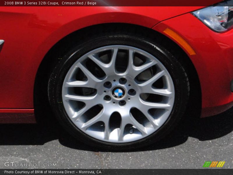 Crimson Red / Beige 2008 BMW 3 Series 328i Coupe