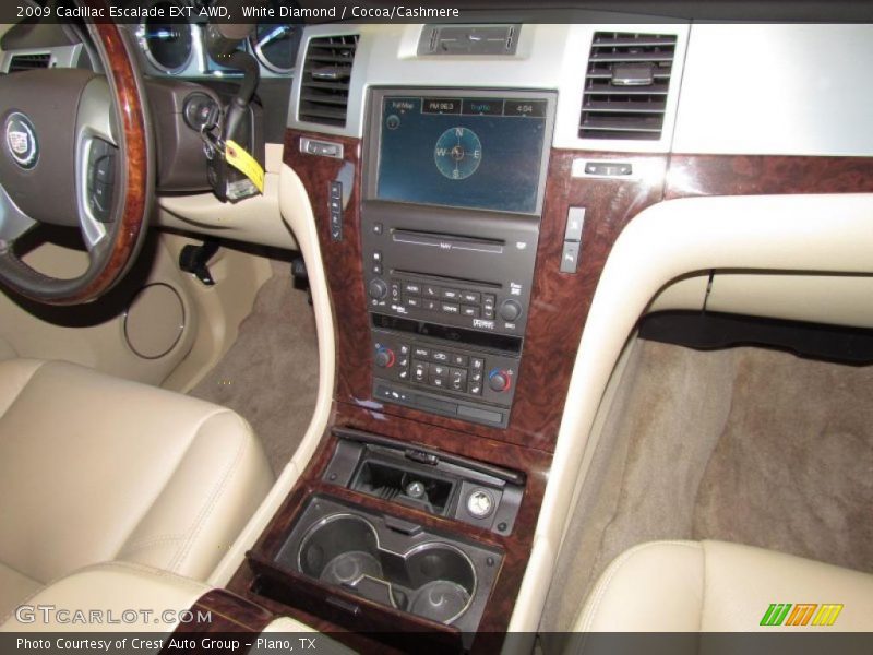 White Diamond / Cocoa/Cashmere 2009 Cadillac Escalade EXT AWD