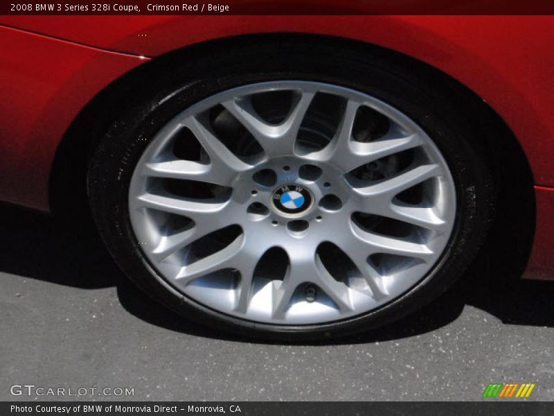 Crimson Red / Beige 2008 BMW 3 Series 328i Coupe