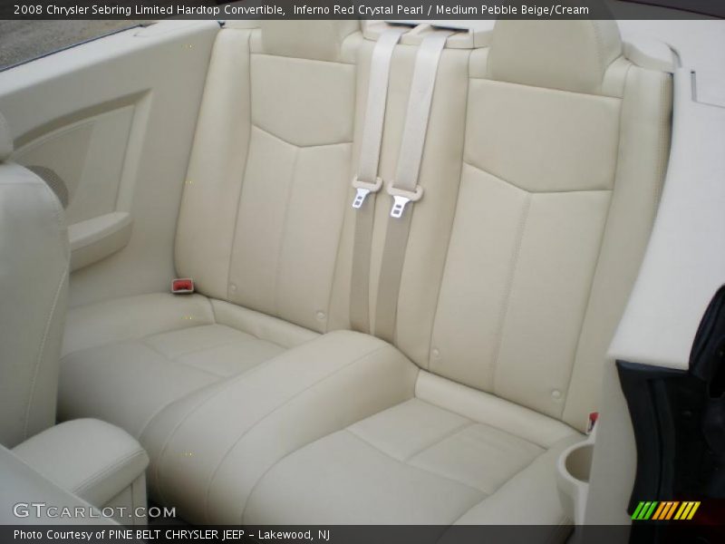 Inferno Red Crystal Pearl / Medium Pebble Beige/Cream 2008 Chrysler Sebring Limited Hardtop Convertible