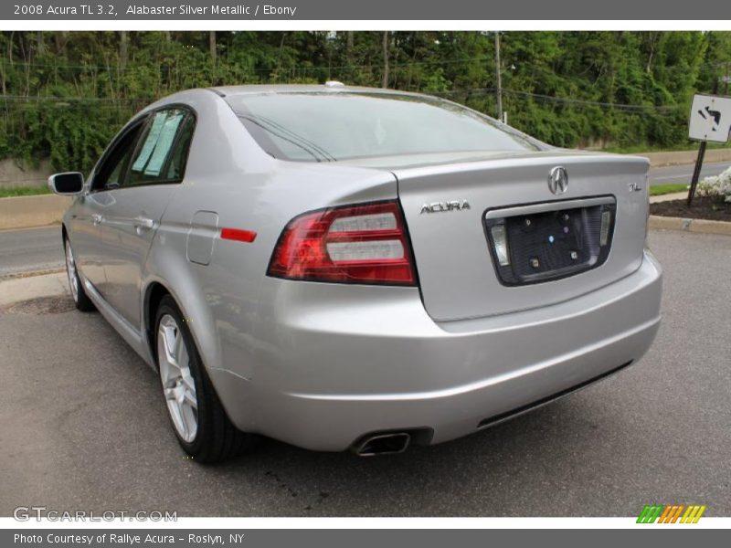 Alabaster Silver Metallic / Ebony 2008 Acura TL 3.2