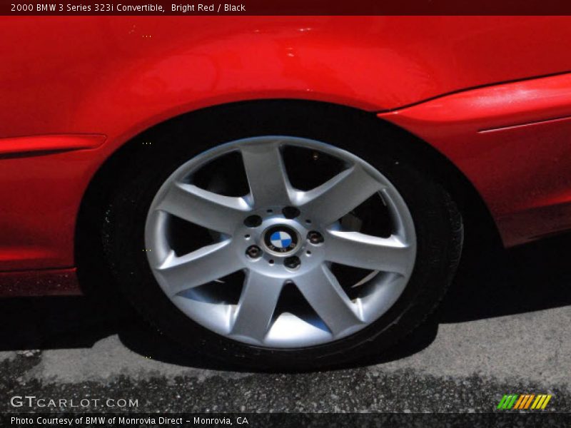 Bright Red / Black 2000 BMW 3 Series 323i Convertible