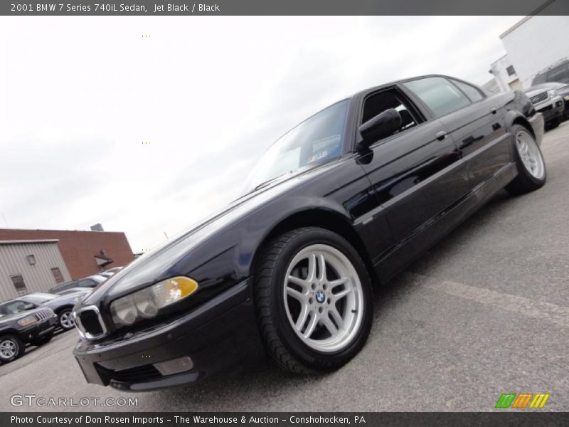 Jet Black / Black 2001 BMW 7 Series 740iL Sedan