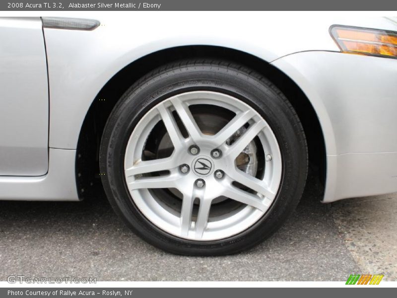 Alabaster Silver Metallic / Ebony 2008 Acura TL 3.2