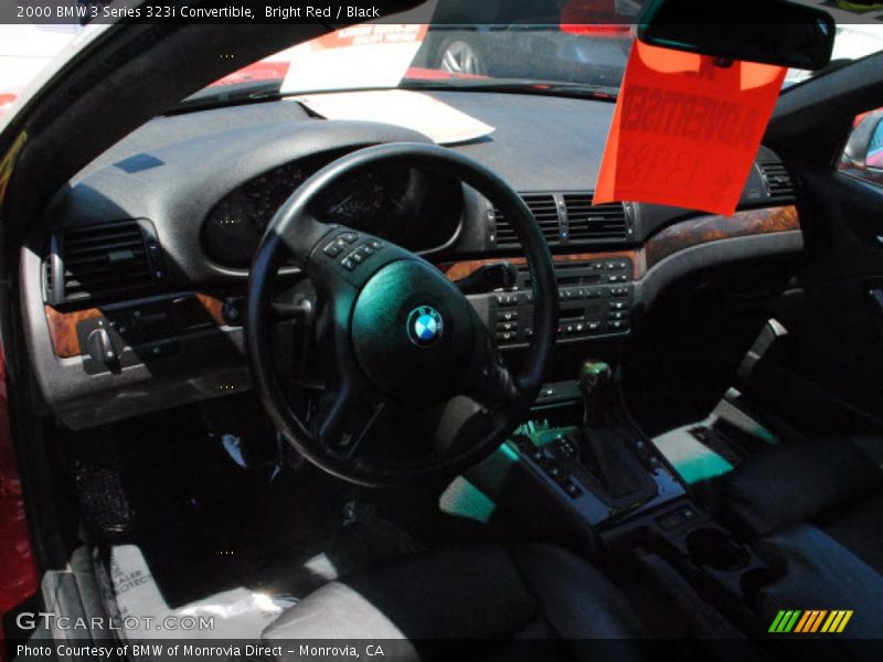Bright Red / Black 2000 BMW 3 Series 323i Convertible
