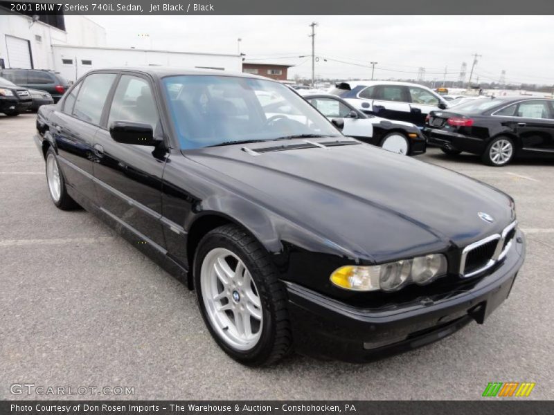 Jet Black / Black 2001 BMW 7 Series 740iL Sedan