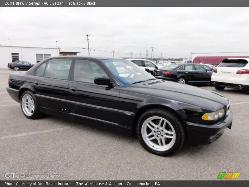 Jet Black / Black 2001 BMW 7 Series 740iL Sedan