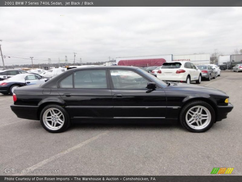 Jet Black / Black 2001 BMW 7 Series 740iL Sedan