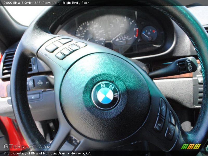 Bright Red / Black 2000 BMW 3 Series 323i Convertible