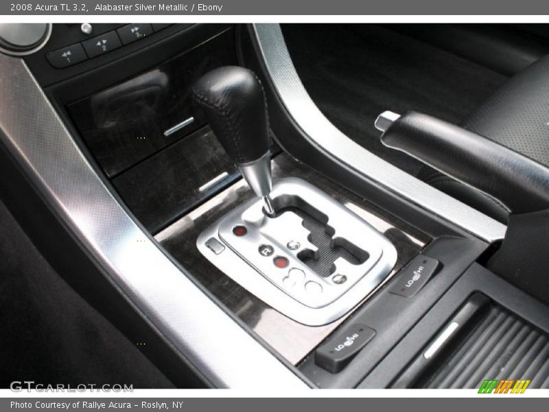 Alabaster Silver Metallic / Ebony 2008 Acura TL 3.2