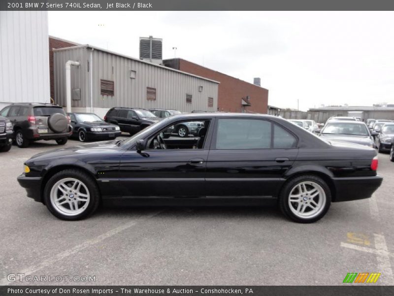 Jet Black / Black 2001 BMW 7 Series 740iL Sedan