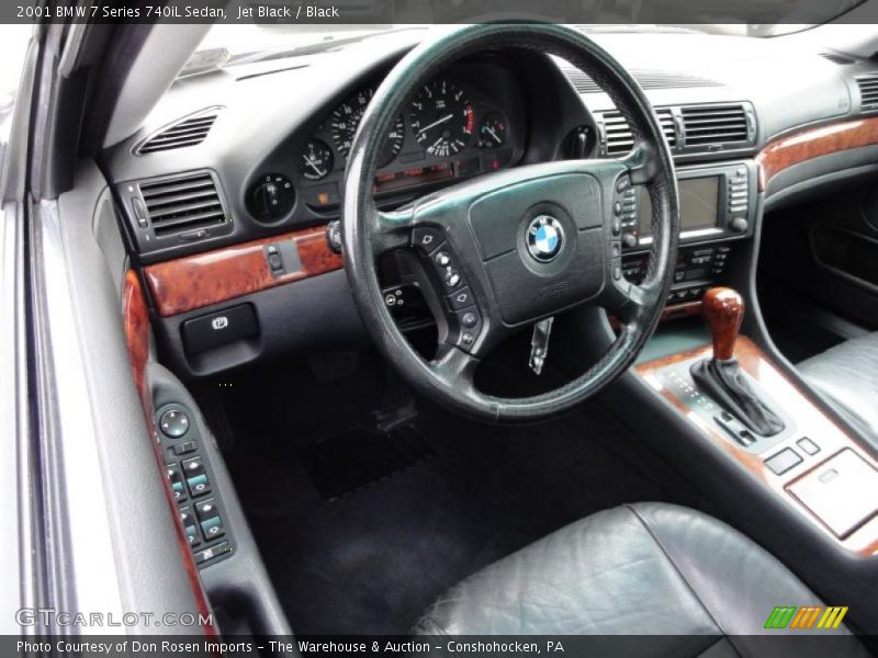 Jet Black / Black 2001 BMW 7 Series 740iL Sedan