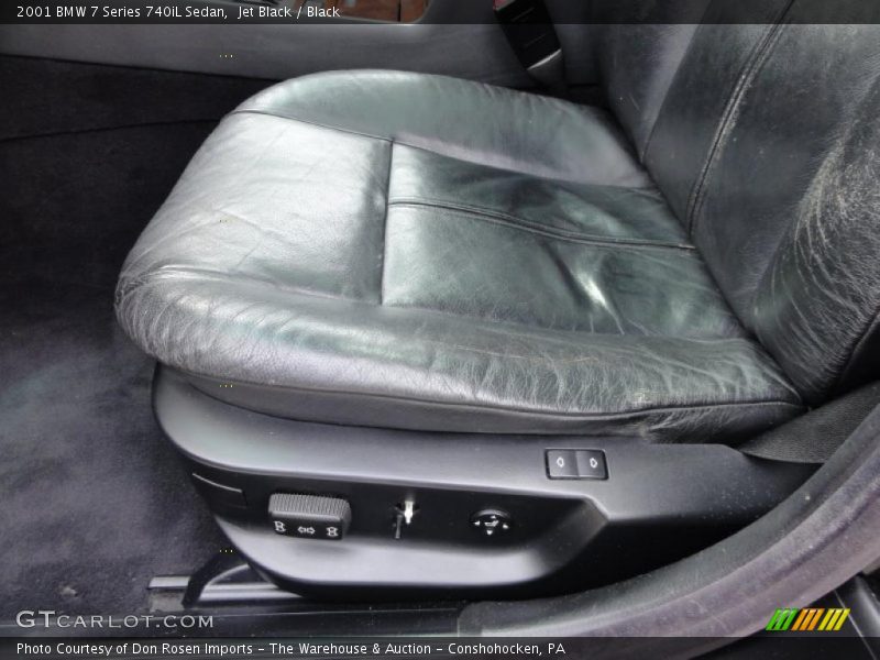 Jet Black / Black 2001 BMW 7 Series 740iL Sedan