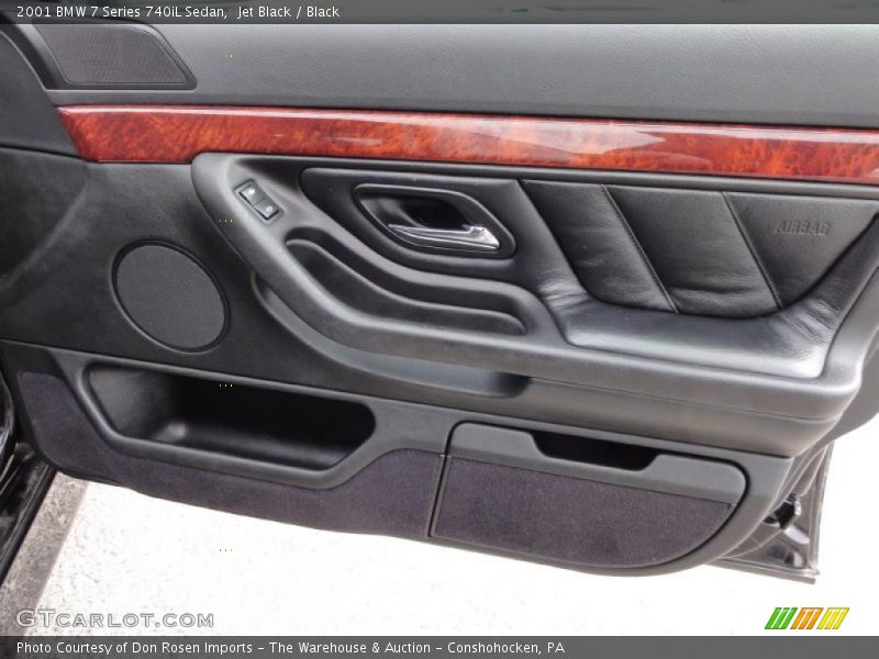 Jet Black / Black 2001 BMW 7 Series 740iL Sedan