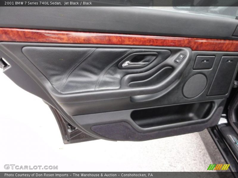 Jet Black / Black 2001 BMW 7 Series 740iL Sedan
