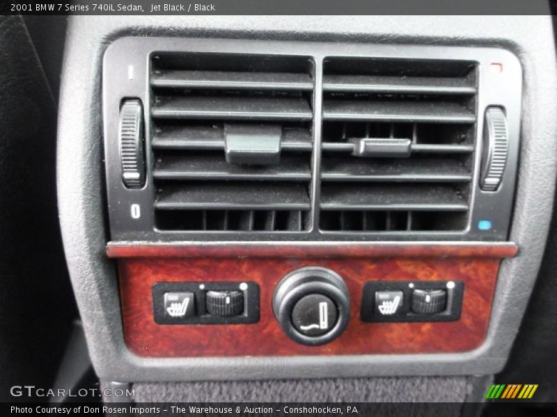 Jet Black / Black 2001 BMW 7 Series 740iL Sedan