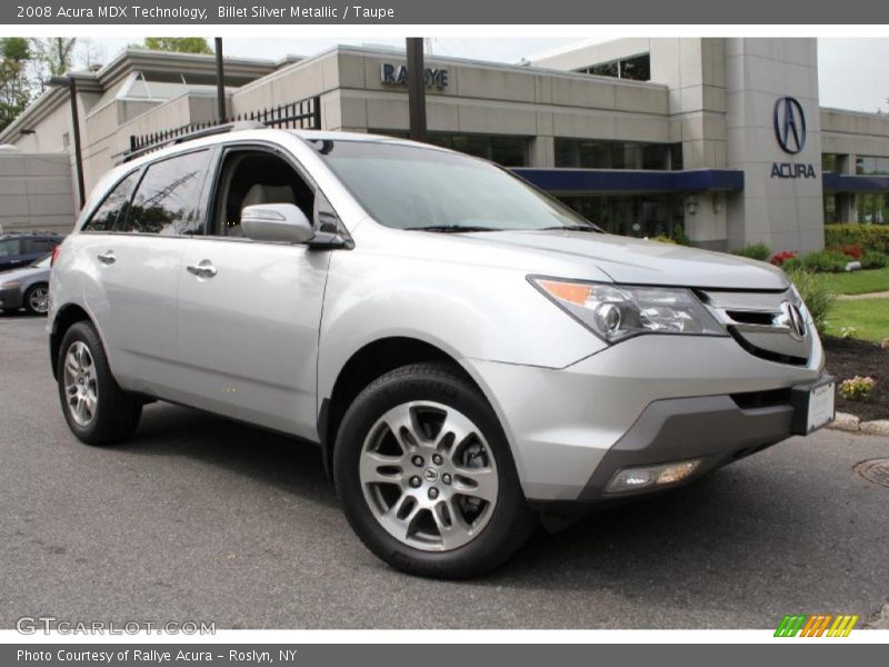 Billet Silver Metallic / Taupe 2008 Acura MDX Technology