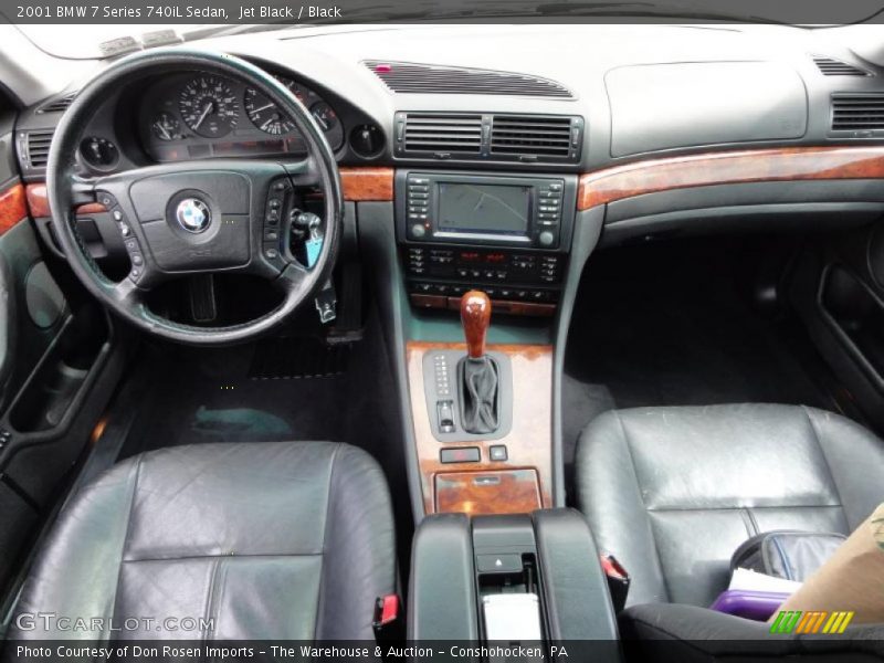 Jet Black / Black 2001 BMW 7 Series 740iL Sedan