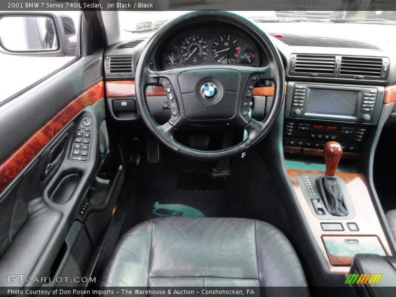 Jet Black / Black 2001 BMW 7 Series 740iL Sedan
