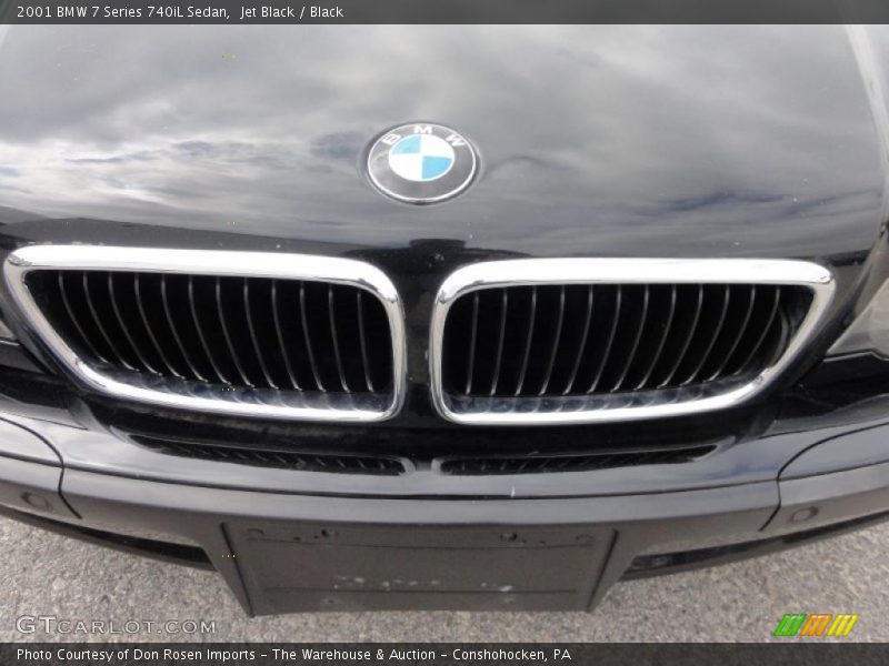 Jet Black / Black 2001 BMW 7 Series 740iL Sedan