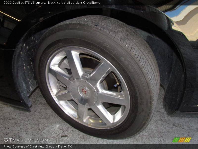 Black Ice Metallic / Light Gray/Ebony 2011 Cadillac STS V6 Luxury