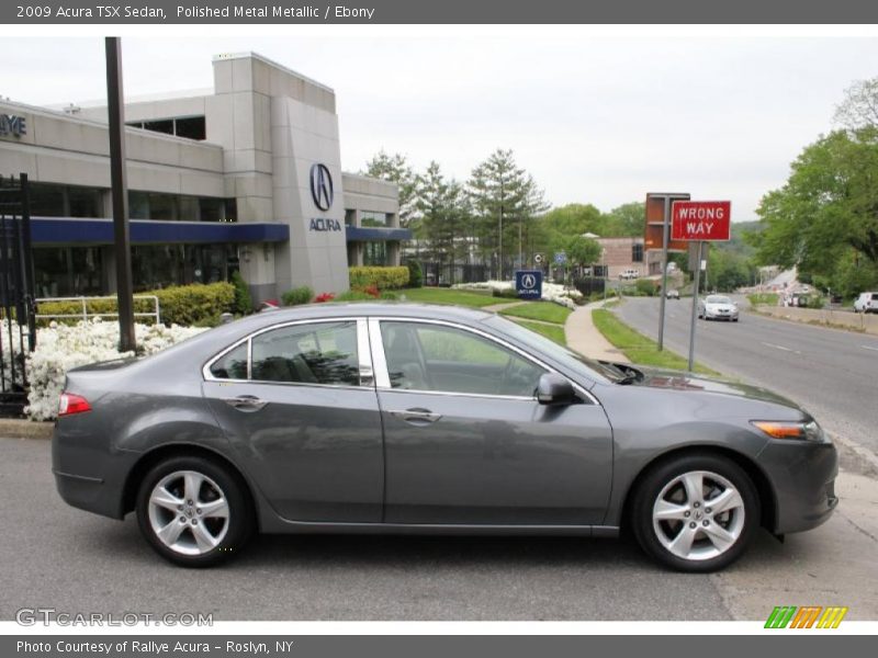 Polished Metal Metallic / Ebony 2009 Acura TSX Sedan