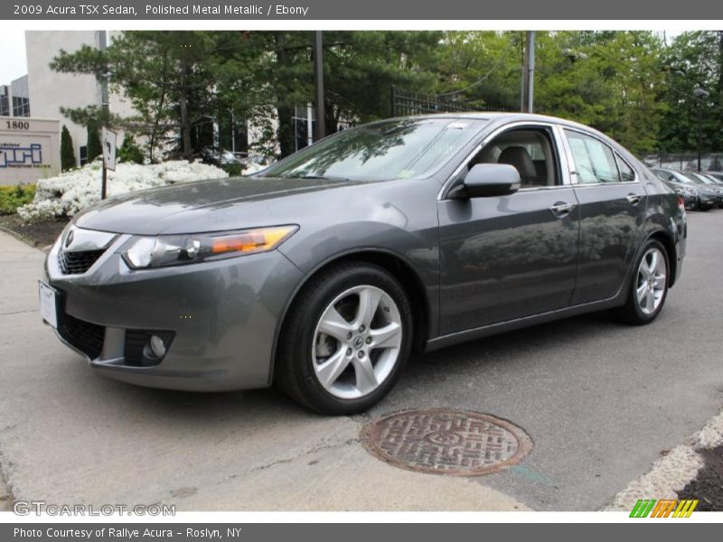Polished Metal Metallic / Ebony 2009 Acura TSX Sedan