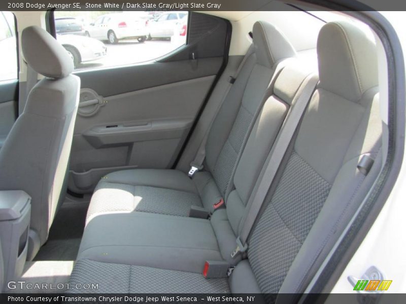 Stone White / Dark Slate Gray/Light Slate Gray 2008 Dodge Avenger SE