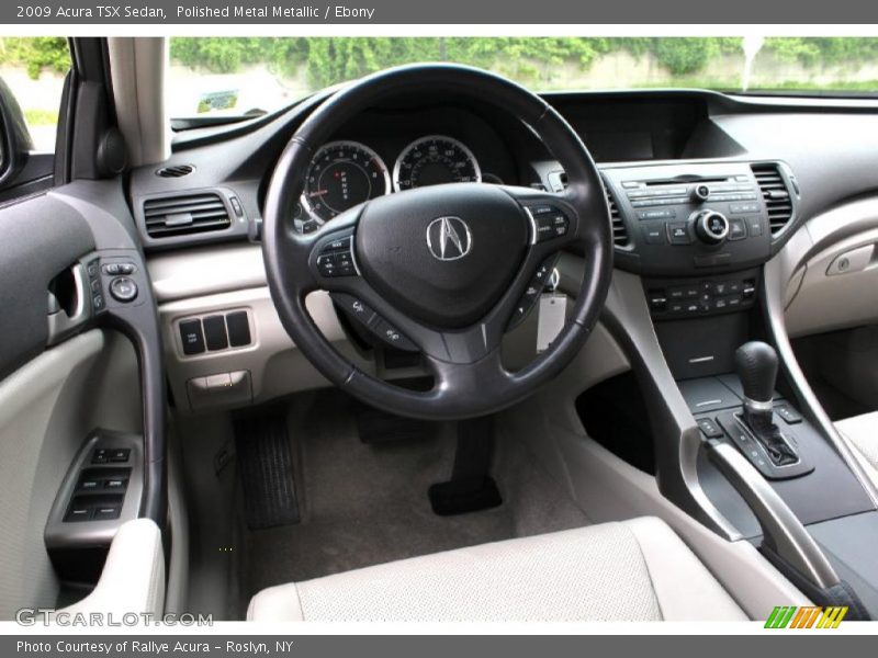 Polished Metal Metallic / Ebony 2009 Acura TSX Sedan