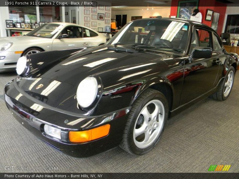 Black / Black 1991 Porsche 911 Carrera 2 Coupe