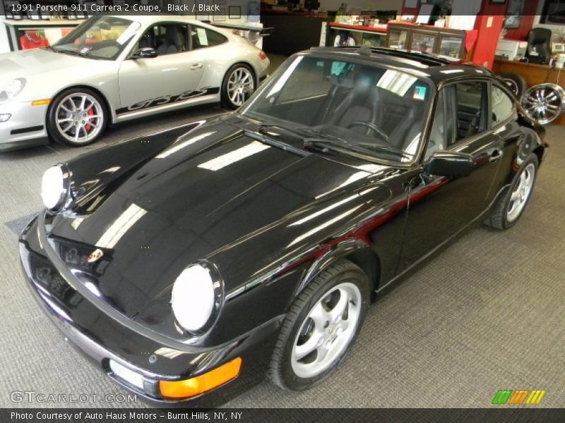 Black / Black 1991 Porsche 911 Carrera 2 Coupe