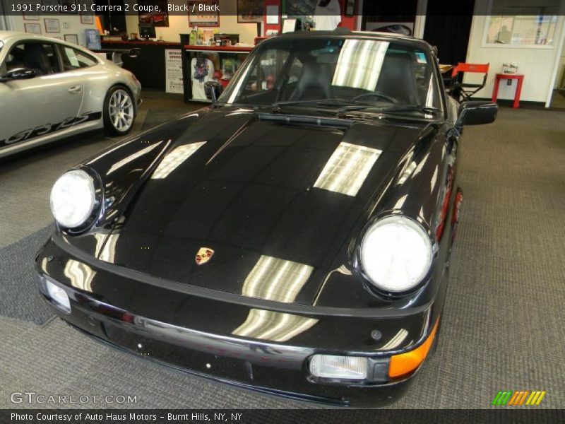 Black / Black 1991 Porsche 911 Carrera 2 Coupe