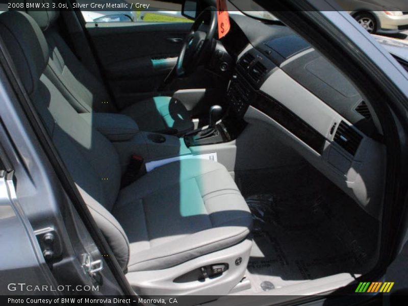 Silver Grey Metallic / Grey 2008 BMW X3 3.0si