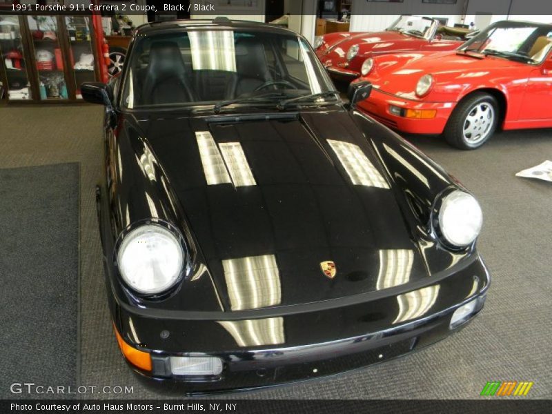 Black / Black 1991 Porsche 911 Carrera 2 Coupe