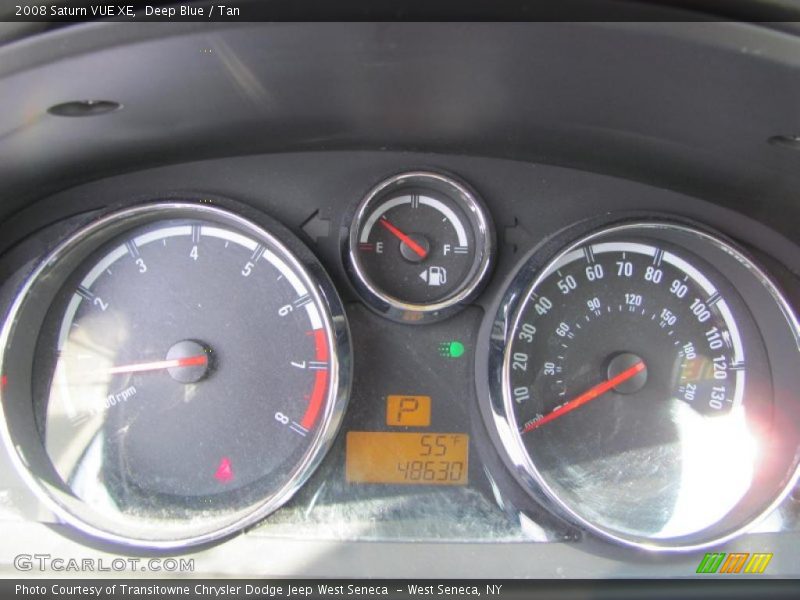 Deep Blue / Tan 2008 Saturn VUE XE