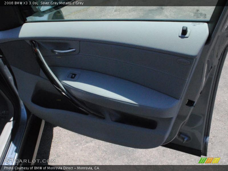 Silver Grey Metallic / Grey 2008 BMW X3 3.0si