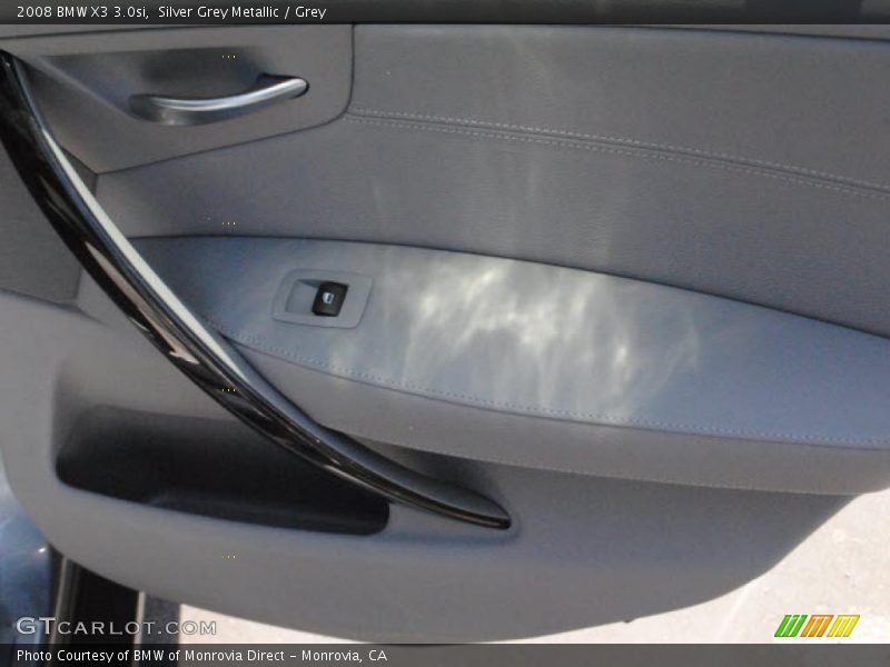 Silver Grey Metallic / Grey 2008 BMW X3 3.0si