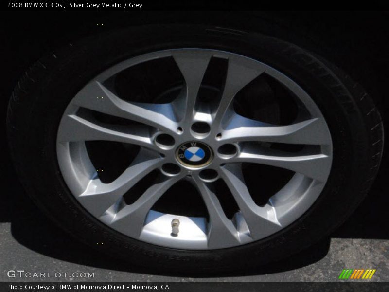 Silver Grey Metallic / Grey 2008 BMW X3 3.0si