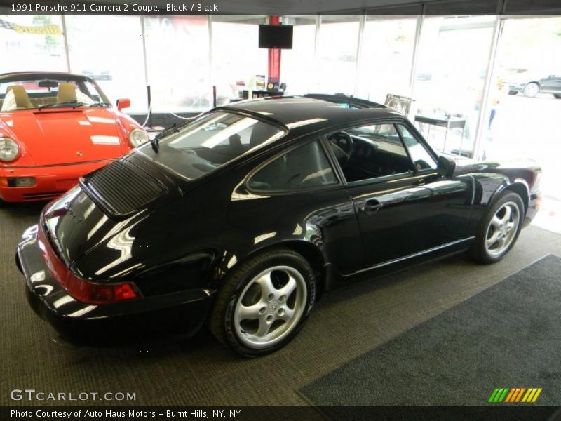 Black / Black 1991 Porsche 911 Carrera 2 Coupe