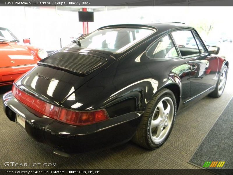 Black / Black 1991 Porsche 911 Carrera 2 Coupe