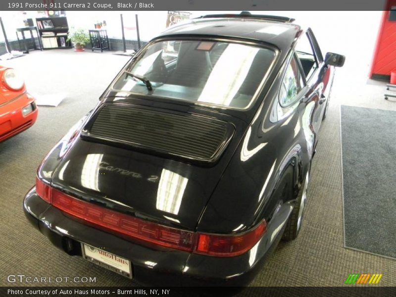 Black / Black 1991 Porsche 911 Carrera 2 Coupe