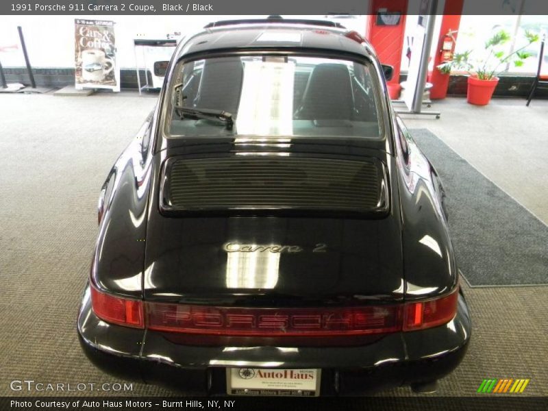 Black / Black 1991 Porsche 911 Carrera 2 Coupe