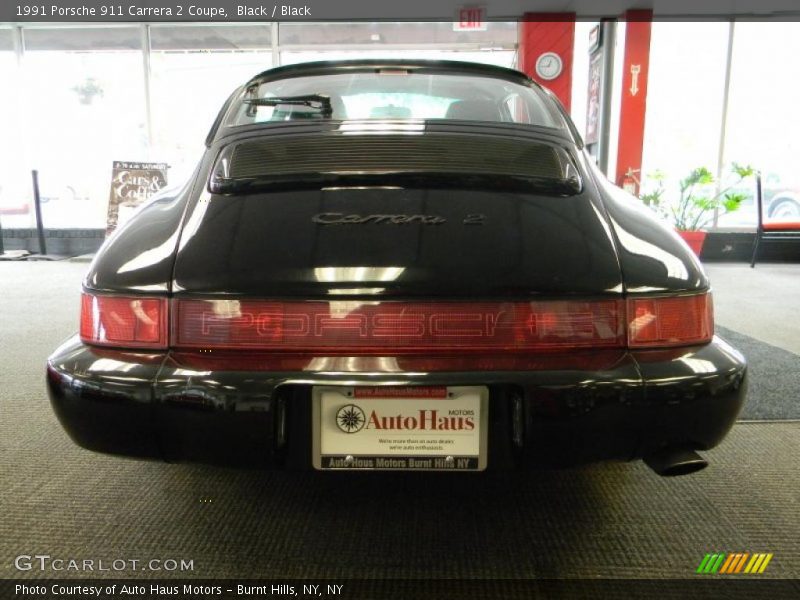 Black / Black 1991 Porsche 911 Carrera 2 Coupe
