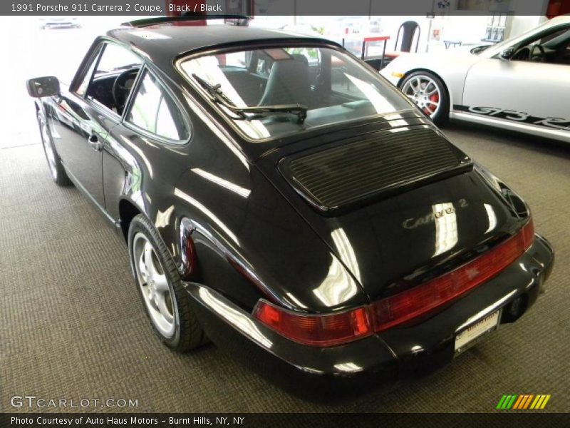 Black / Black 1991 Porsche 911 Carrera 2 Coupe