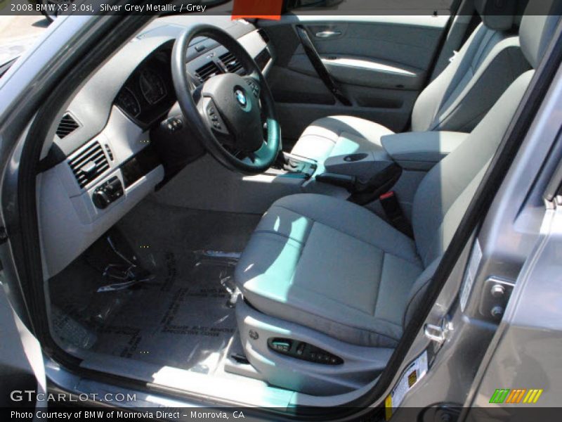 Silver Grey Metallic / Grey 2008 BMW X3 3.0si