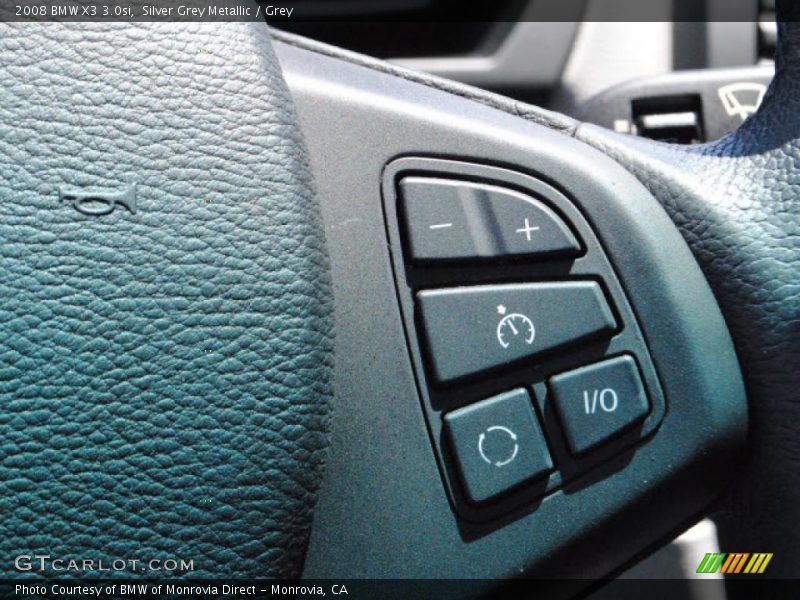 Silver Grey Metallic / Grey 2008 BMW X3 3.0si
