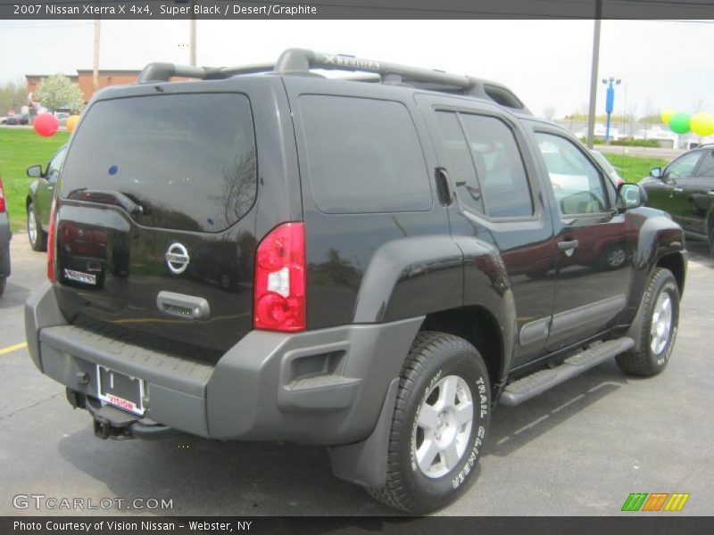 Super Black / Desert/Graphite 2007 Nissan Xterra X 4x4