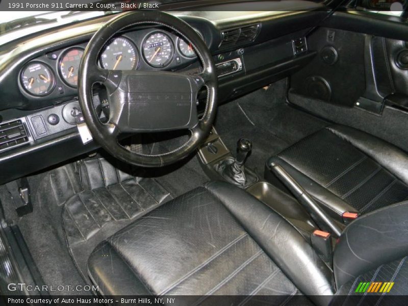  1991 911 Carrera 2 Coupe Black Interior