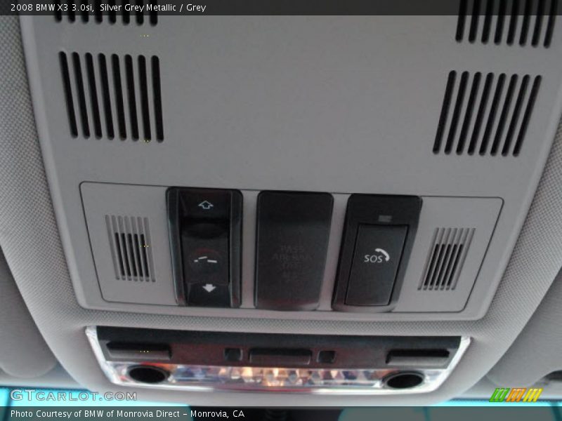 Silver Grey Metallic / Grey 2008 BMW X3 3.0si